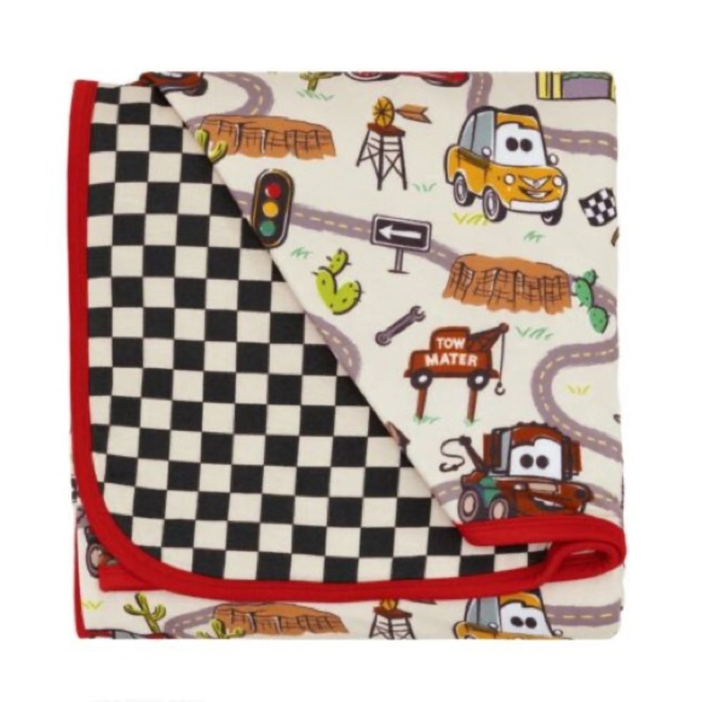 Little Sleepies Cars Radiator Springs Cloud Blanket NIB